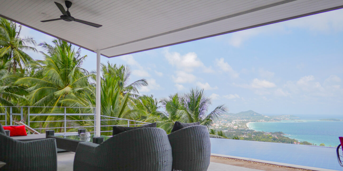 Luxurious Ocean View 3br Villa In Chaweng